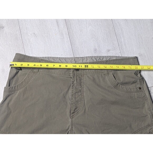 Kuhl Ramblr Shorts Mens Size 40 Green Vintage Patina Dyed Hiking 5125 - Picture 13 of 14